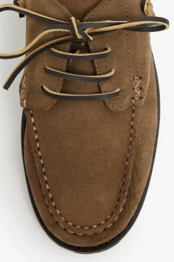 Shop POMPEII BRISTOL SUEDE KHAKI