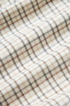 Best POMPEII CHECK BROWN COTTON SHIRT