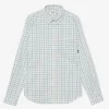 Clearance POMPEII CHECK GREEN COTTON SHIRT