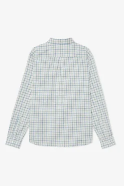 Clearance POMPEII CHECK GREEN COTTON SHIRT