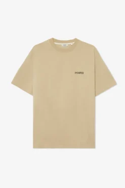 Outlet POMPEII CHESS ALMOND TEE