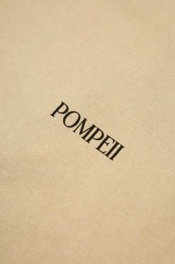 Outlet POMPEII CHESS ALMOND TEE