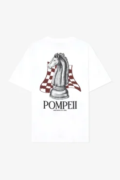 Fashion POMPEII CHESS WHITE TEE