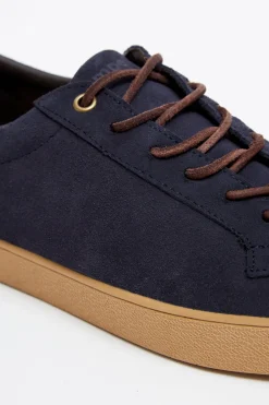 Discount POMPEII EGRET SUEDE HYDRO NAVY