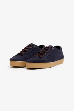 Discount POMPEII EGRET SUEDE HYDRO NAVY
