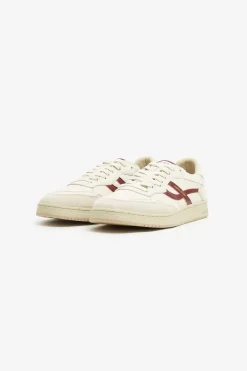 Clearance POMPEII ELAN PIPPA LEATHER ECRU BURGUNDY WO