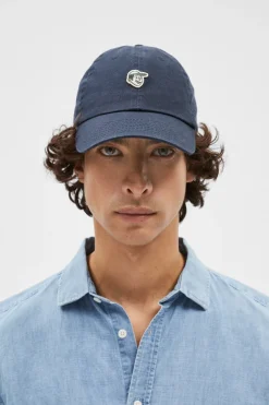 Discount POMPEII EMILIO NAVY TWILL CAP