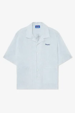 Clearance POMPEII ESSENTIALS CHECKED BLUE SHIRT