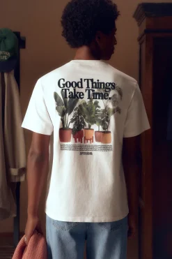 Sale POMPEII GOOD THINGS WHITE TEE