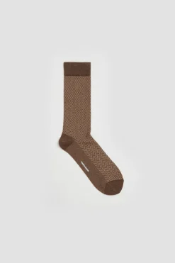 Hot POMPEII HERRINGBONE BROWN MELANGE