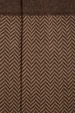 Hot POMPEII HERRINGBONE BROWN MELANGE