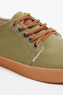 Sale POMPEII HIGBY CANVAS FERN CARAMEL