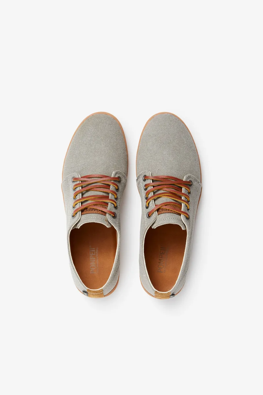 Fashion POMPEII HIGBY CANVAS GREY CARAMEL