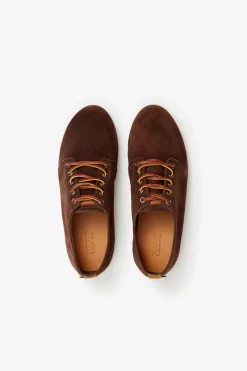 Best Sale POMPEII HIGBY SUEDE HYDRO BROWN DERBY