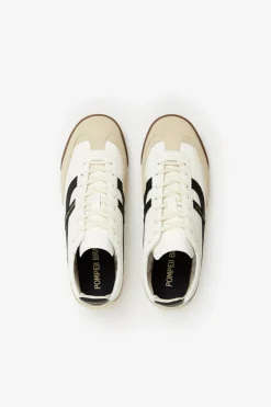 Shop POMPEII KITE LEATHER ECRU BLACK WO