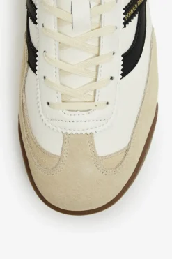 Shop POMPEII KITE LEATHER ECRU BLACK WO