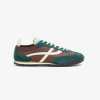 Outlet POMPEII KITE SUEDE GREEN BROWN