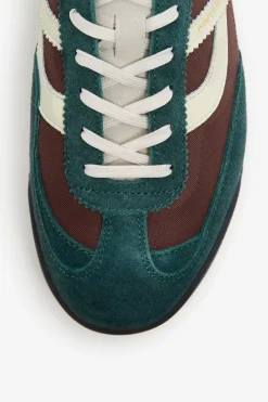 Outlet POMPEII KITE SUEDE GREEN BROWN