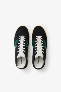 New POMPEII KITE SUEDE NAVY GREEN
