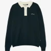 Sale POMPEII LOGO PINE WOOL KNIT POLO