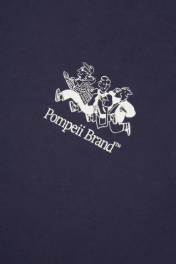 Hot POMPEII MARATHON OF LIFE NAVY TEE