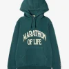 Discount POMPEII MARATHON REGULAR EMERALD HOODIE