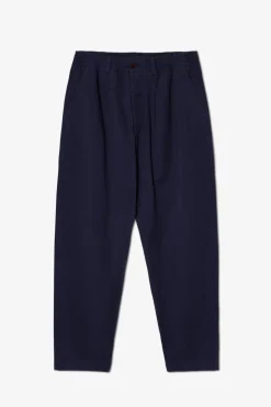 Online POMPEII NAVY CANVAS LOOSE TROUSER