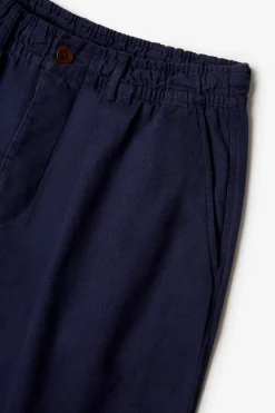 Online POMPEII NAVY CANVAS LOOSE TROUSER