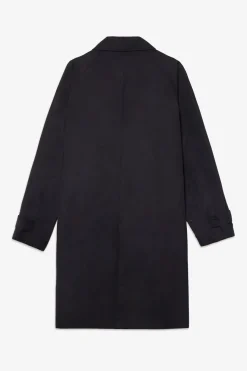 Online POMPEII NAVY COTTON MAC COAT