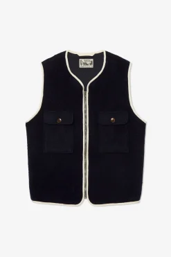 Best POMPEII NAVY WOOL VEST