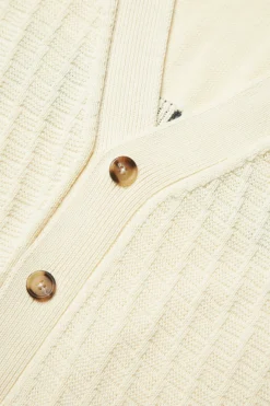 Best POMPEII ECRU KNIT CARDIGAN