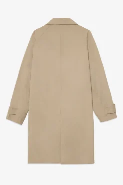 Clearance POMPEII SAND COTTON MAC COAT