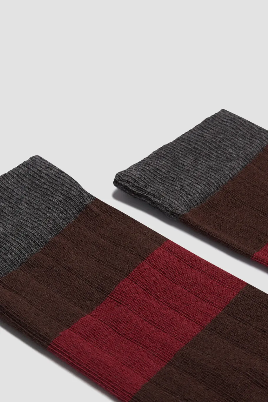 Fashion POMPEII STRIPES CACAO BURGUNDY
