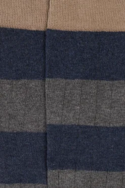 New POMPEII STRIPES NAVAL GREY