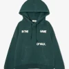 Fashion POMPEII WALK EMERALD BOXY HOODIE