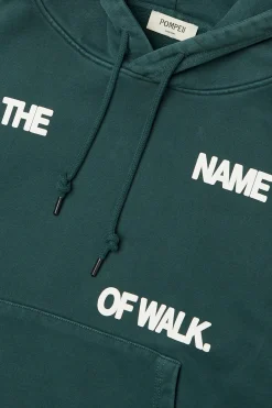 Fashion POMPEII WALK EMERALD BOXY HOODIE